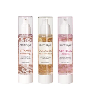 OEM ODM Organic Collagen Fruit Extract Salicylic Hyaluronic Acid Hydrating Smoothing Anti Aging Wrinkle Face Skin Care Serum