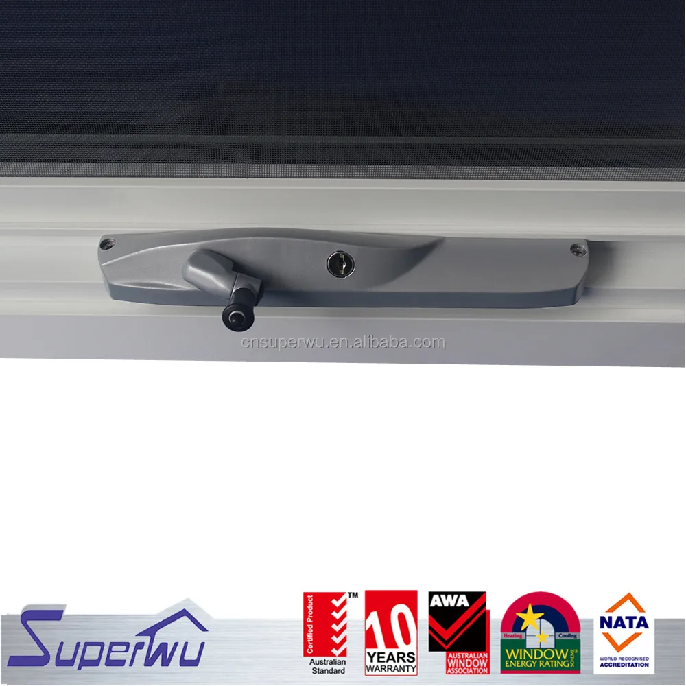 Factory Direct Sales Australia standard AS2047 certified aluminum double glazed awning window