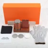 Brown- Sharpener,Leather Strop,3pcs Replacement disc,Glove,Cloth