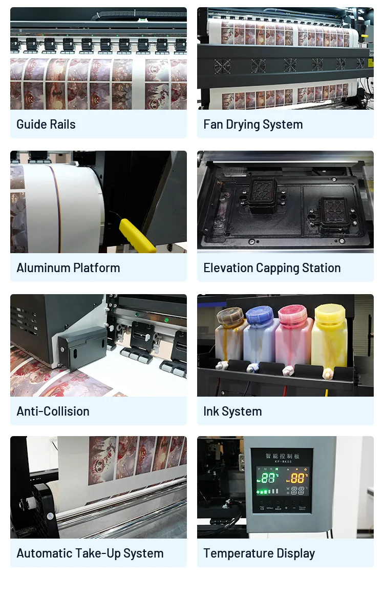 Sublimation Machine Colour Chip Number 1.6m 1.8m 3.2m Digital Textile Fabric Dye Sublimation Printer