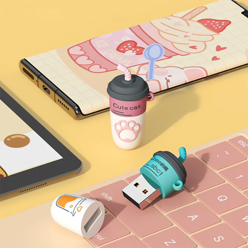 Custom Design 2d 3d Cartoon Silicone Usb Pen Drive 128gb 64gb 1gb Memory Stick Flash Disk