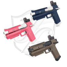 Soft Plastic Bullet Gun Pistol B/O Electronic Shooting Play Blaster Foam Dart Metal for Toy Gun