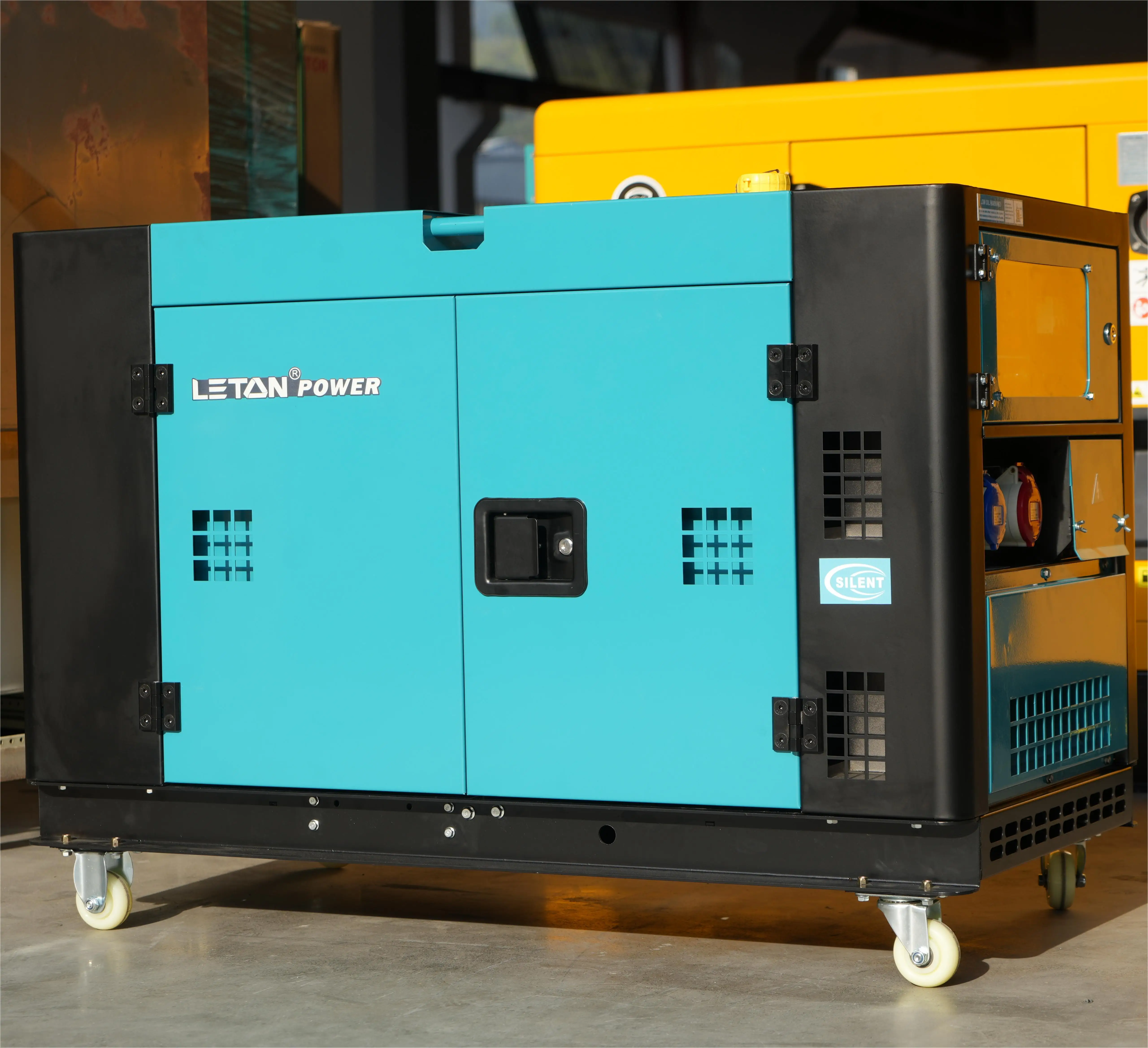 LETON POWER Home Use Back up Silent diesel Generator 12kw 15kva diesel Generator 15kva Electric Power Generador With ATS