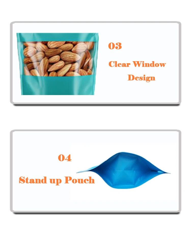 Die Cut Heat Seal Custom Printed Resealable Stand Up Pouch 3 Side Seal Seed Packaging Heat Seal Mylar Vegetable Seed Packaging details