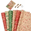 #6 hojas de papel y accesorios