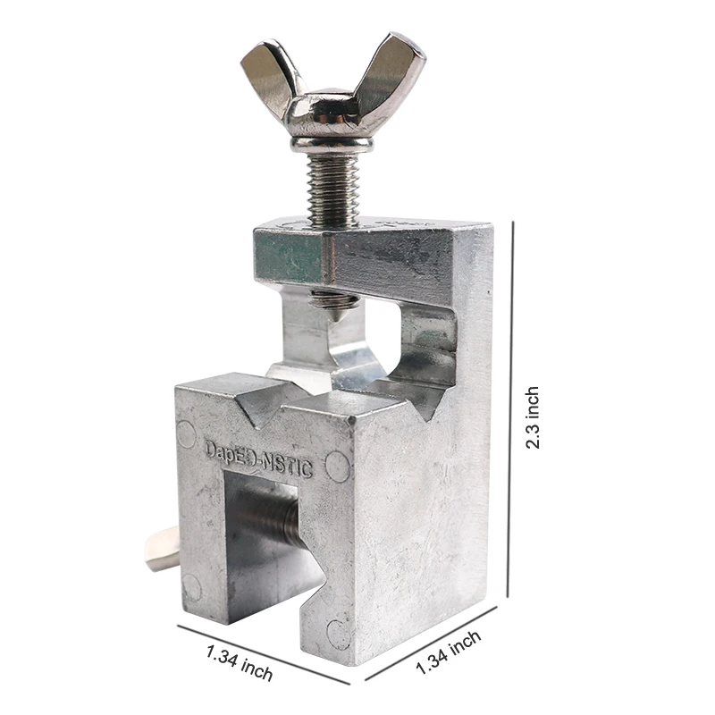 Алюминиевый зажим используемый для перпендикулярных соединительных стержней вертикальный SCIKIT BASIC 003: