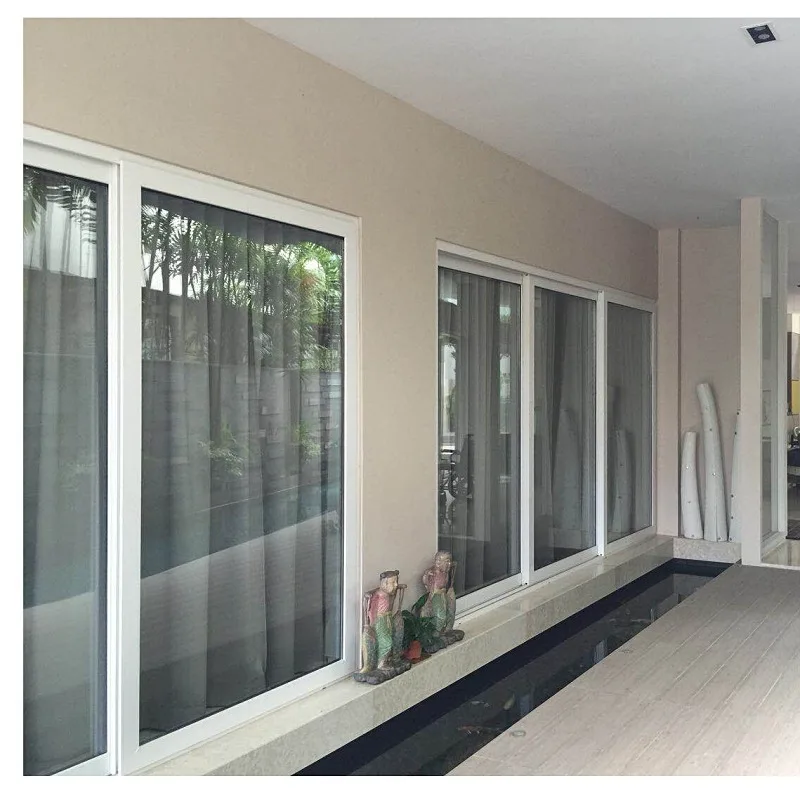 UPVC Sliding Door with Cheap Prices Pvc Patio Sliding Door with Grills