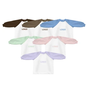 Direct Manufactory Price Custom Embroidery Baby Clothing Tops 93.2%Cotton 6.8%Spandex Children Sweatshirt