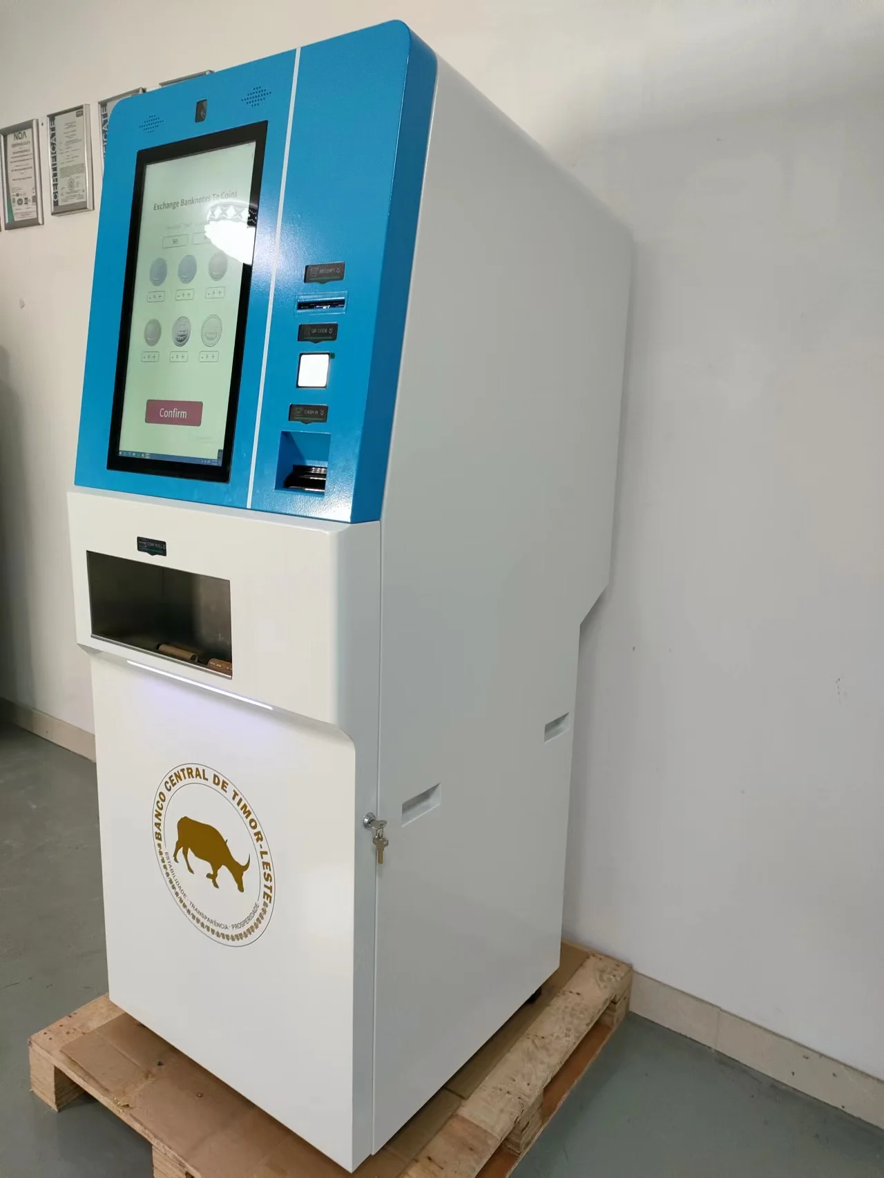 自動外貨両替機電子マネートランザクションATM請求書受け取りキオスク