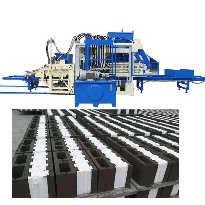 Qt815 Polystyrene Cement Block Making Machine New Condition EPS Concrete Brick Machine Construction Polystyrene Production