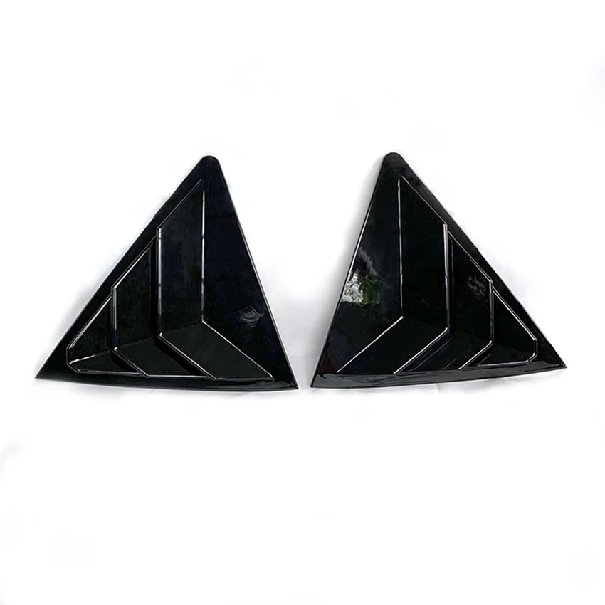 product tiypeor car rear side window louver rearview side vent window shutter cover trim for toyota corolla 2014   2018 2015 2016 2017-7