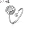 Blanco Plated Clear Zircon