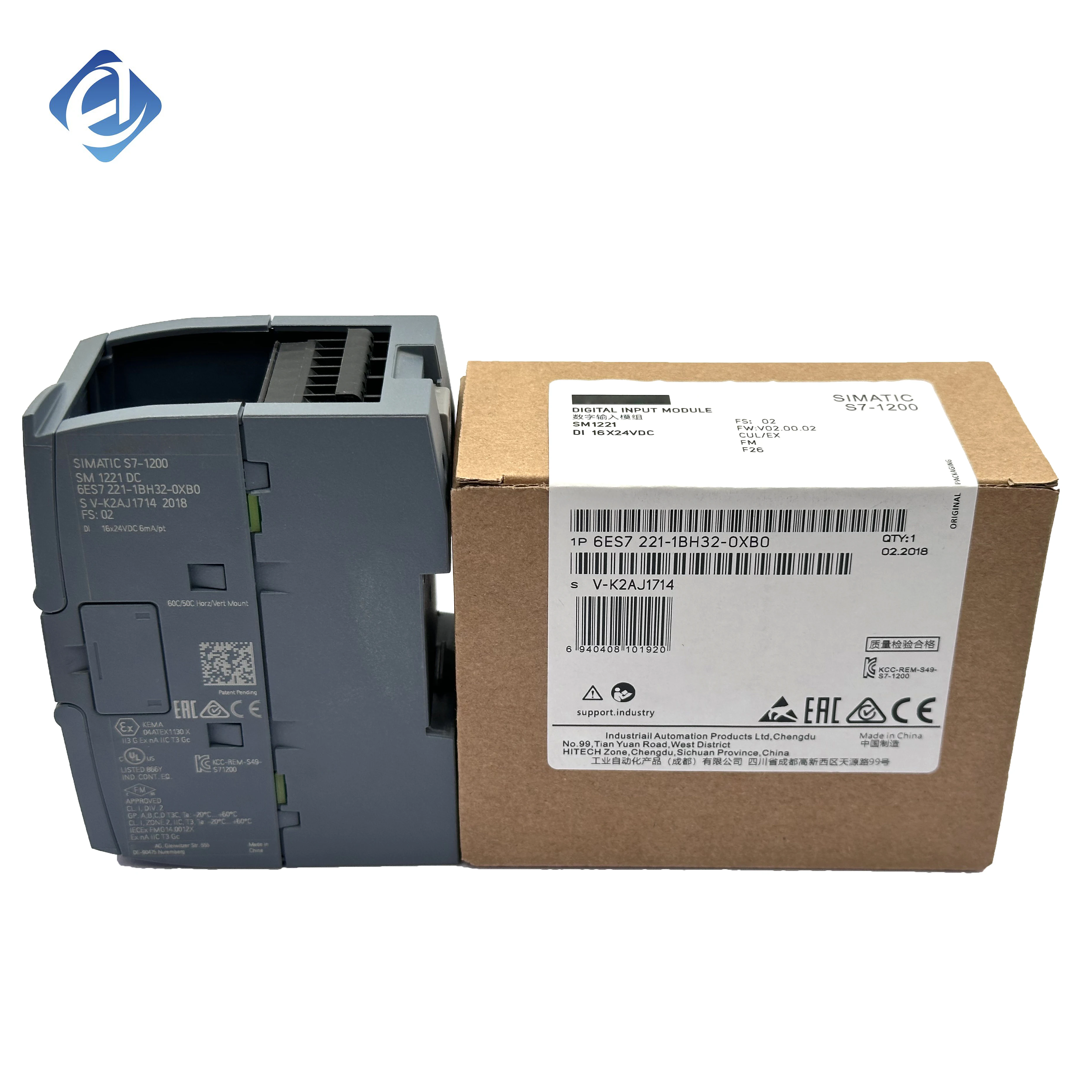 New Original 6ES7221-1BH32-0XB0 6es72211bh320xb0 SIMATIC S7-1200 Digital Input Module Stock in Warehouse