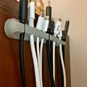 Держатель кабеля зажимы для управления шнуром органайзер силиконовые самоклеящиеся зарядного USB-кабеля шнур питания провод мыши