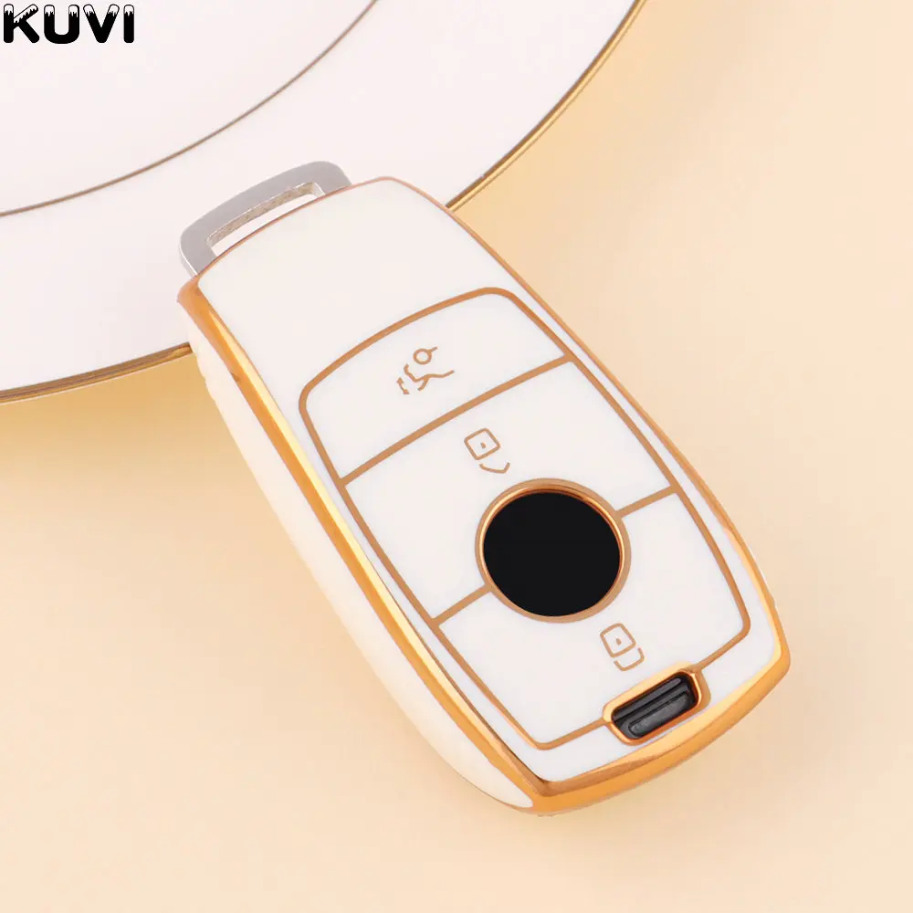 Fashion Tpu Car Remote Key Case Cover Shell For Mercedes Benz A C E S G Class Glc Cle Cla Glb - View #3