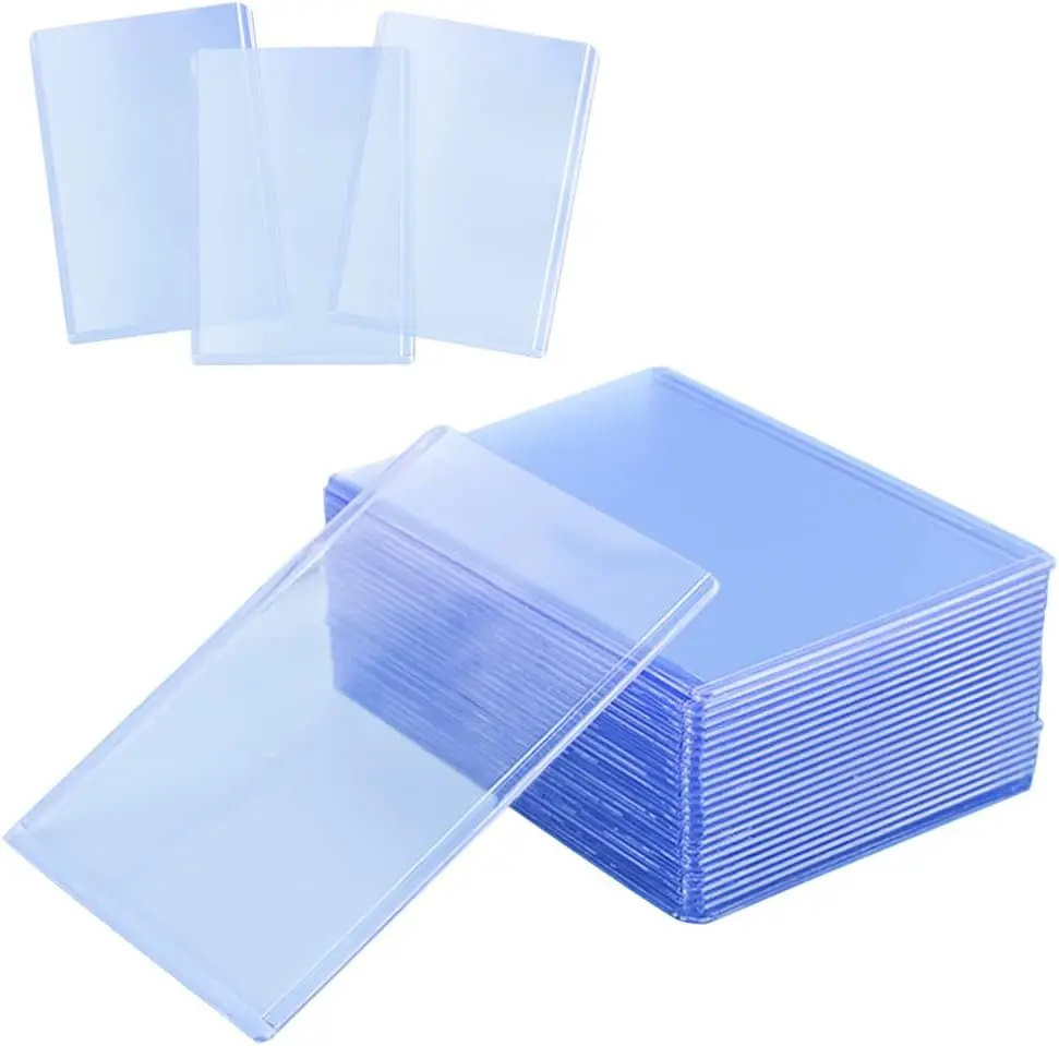 Card Protector PVC Waterproof Plastic Card Holder Transparent Credit Card Sleeves for Business Sleeves