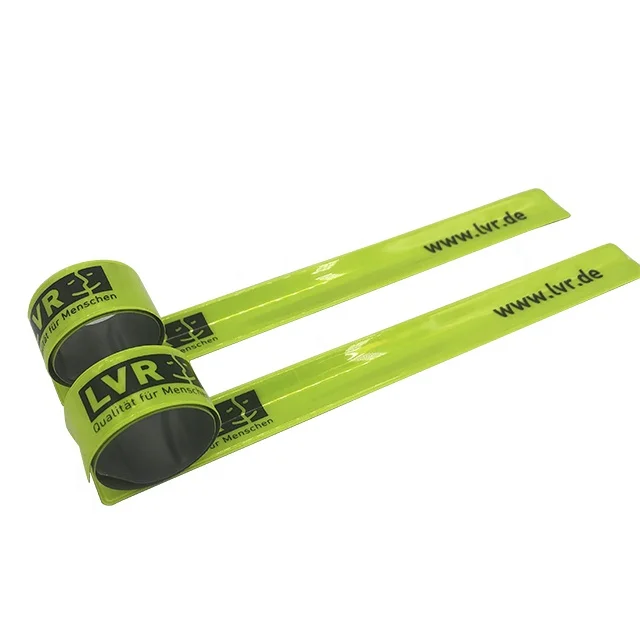 Светоотражающие браслеты с логотипом на