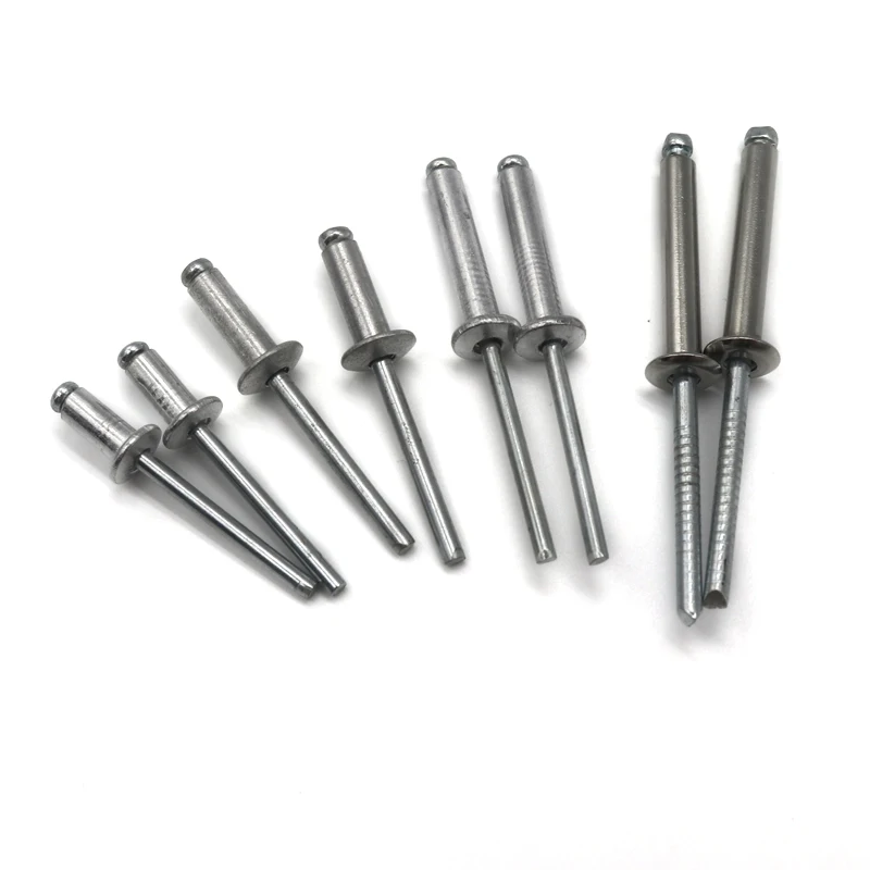 Wholesale Manufacturer Custom Open Type Domed Head Aluminium Blind Pop