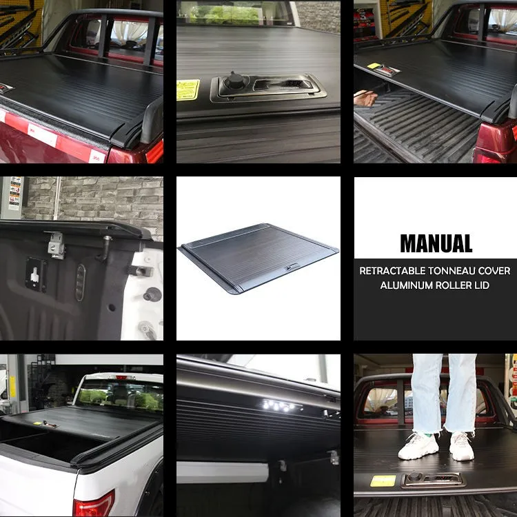 Aluminum Hard Retractable Pickup Truck Bed Cover Electric Tonneau Cover For Isuzu D Max