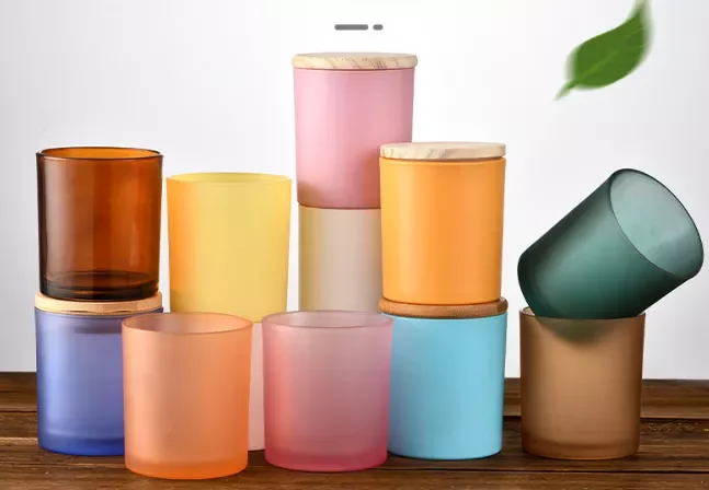 Горячая Распродажа матовые банки для изготовления свечей оптовая продажа черные контейнеры с