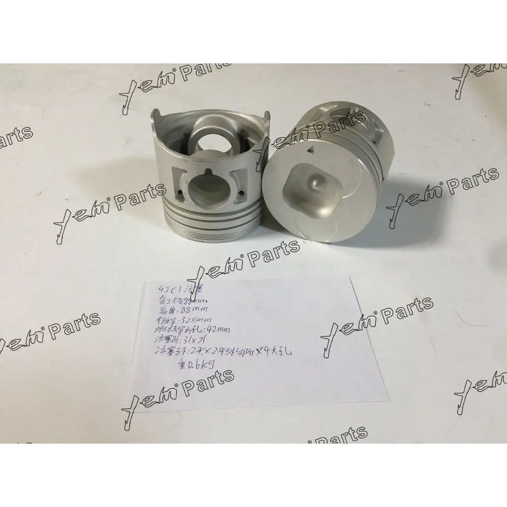 4JC1 Cylinder Engine Piston for Isuzu Engine Spare Part