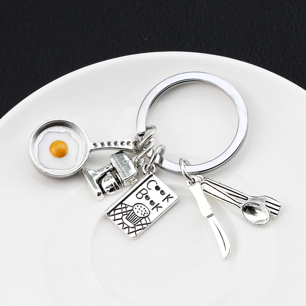 2Pcs Key Chains For Car Keys, Cooking Keychain Home Cooking Key Ring Fried  Egg Pan Blender Cook Book Tableware Key Chain For Chef Gifts Jewelry DIY,Key  Chain Doctor Keychain Medical Tool Key
