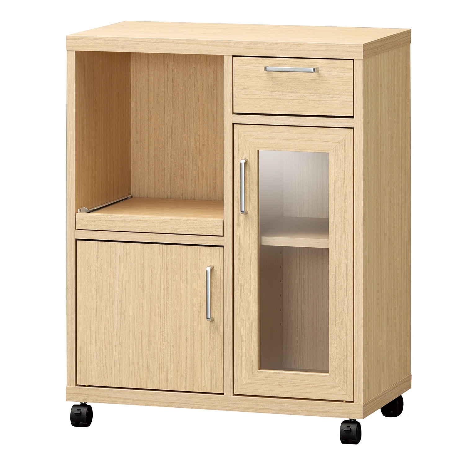 Various Choice Multipurpose Living Room Solid Wood Cabinet With Wheel ...