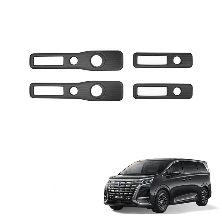 Car Air Vent Roof Cover For BYD Denza D9 ABS Carbon Fiber Pattern Air Condition Switch Panel Trim Interior Accessories