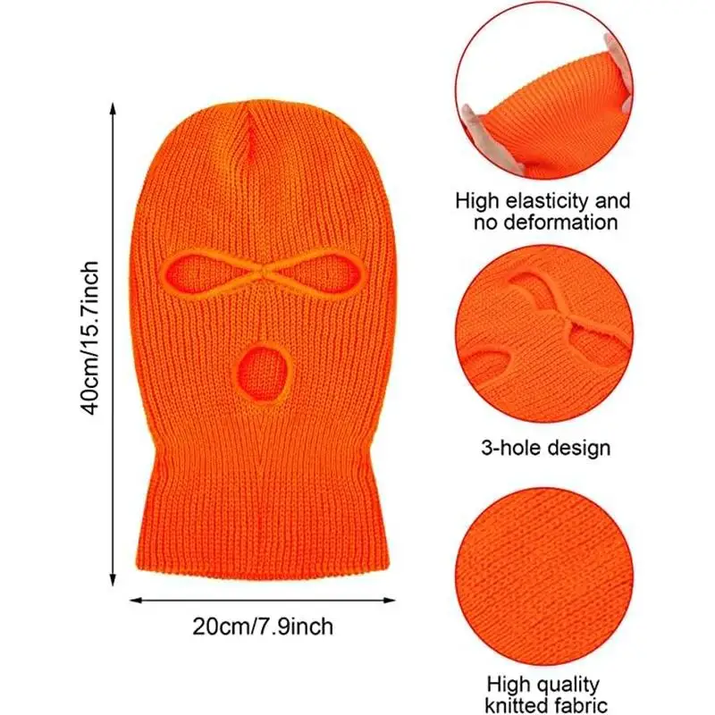 Winter Man Women Knitted Hat 3 Hole 1 Hole Designer Ski-mask Beanie High  Quality Balaclava Motorcycle Full Face Custom Ski Mask - Buy 2022   New