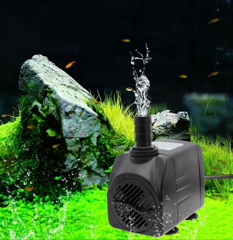 鱼缸喷泉水泵可调式水族箱潜水泵3w/5w/10w/15w/25w - buy fish tank