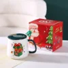 Christmas gift [Ceramic lid, colorful box]