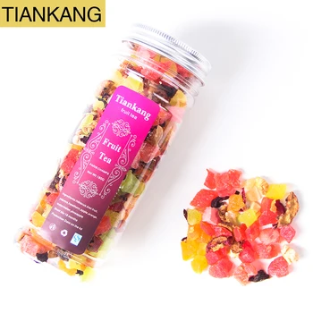 English Private label Blended Fruit Tea with Dried Flowers and Fruits Dried Fruit Delicious Tea
