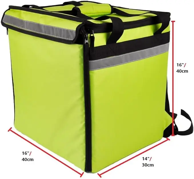 Waterproof Large Insulated Food Delivery Backpack Expandable Catering