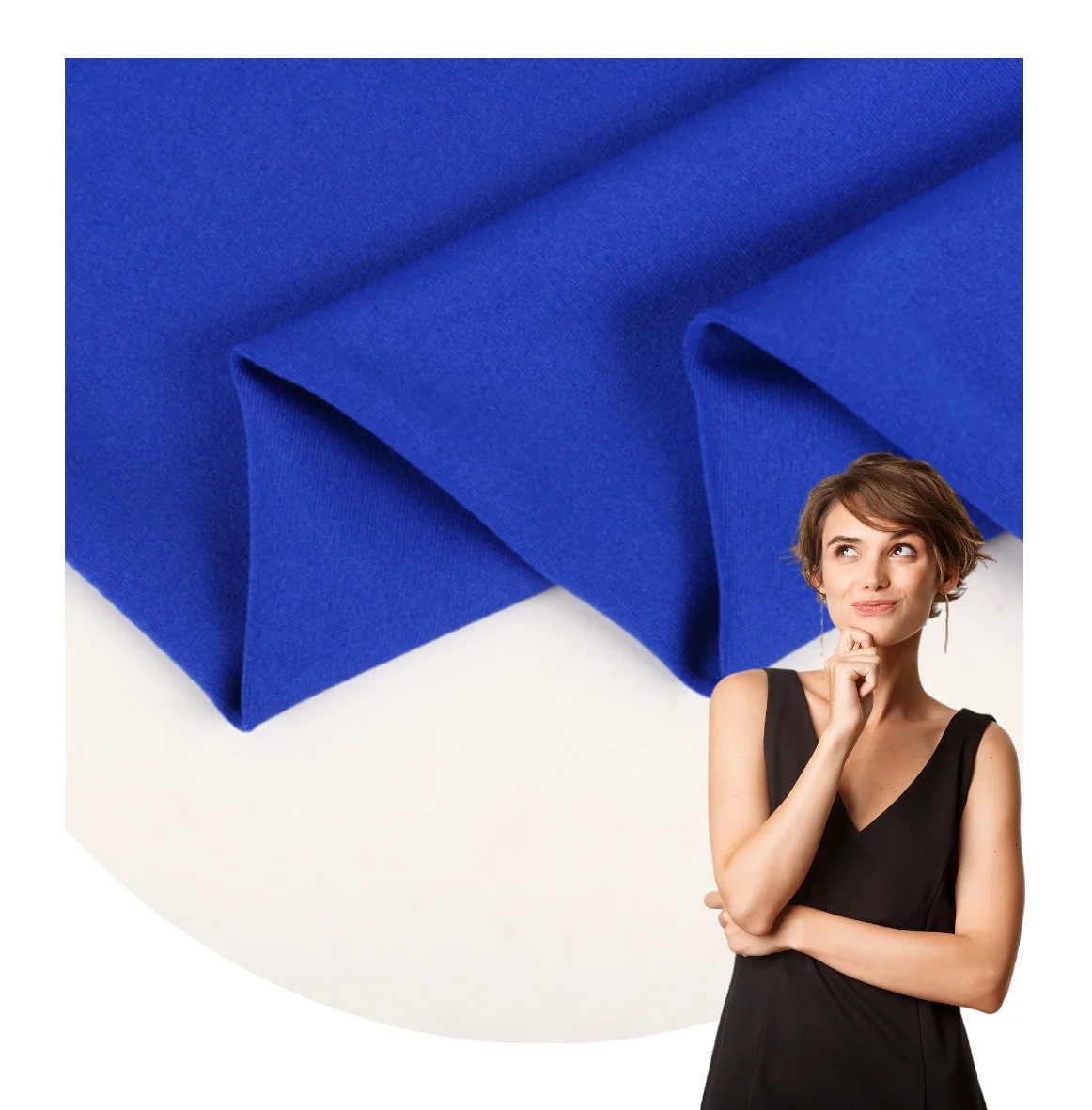 MY Knit Factory Polyester Zurich Fabric 96% Polyester+4% Spandex 190gsm One-Piece Dress Fabric with Interlock Style for Girls