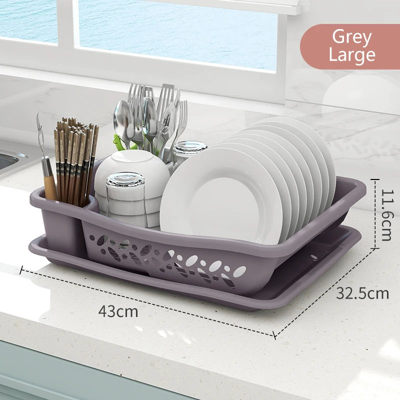 Sesame Latest Kitchen Dish Drainer Rack For Kitchen Counter Sink