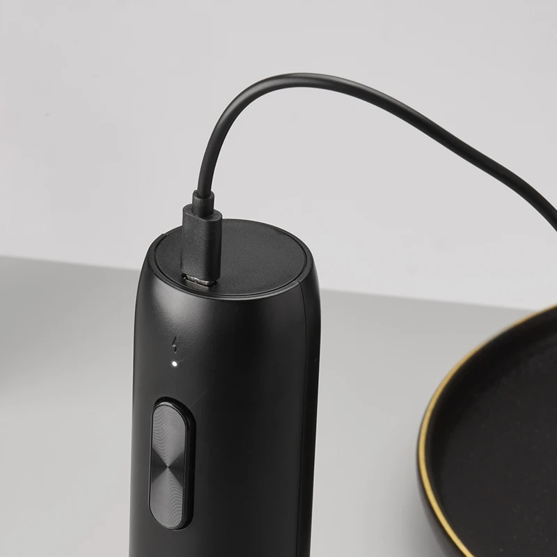 New Developed Cheap Rechargeable Automatic Food Grade Cork Screw Plastic Electric Wine Bottle Opener