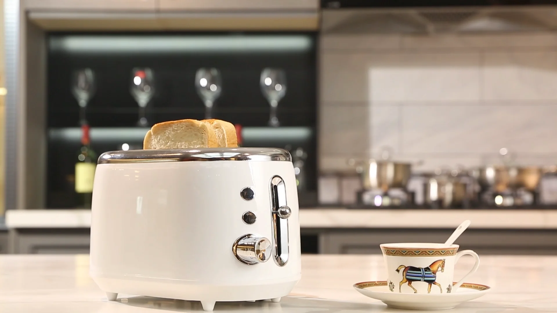 Unique Design 2 Slices Stainless Steel Electric Multifunctional Home