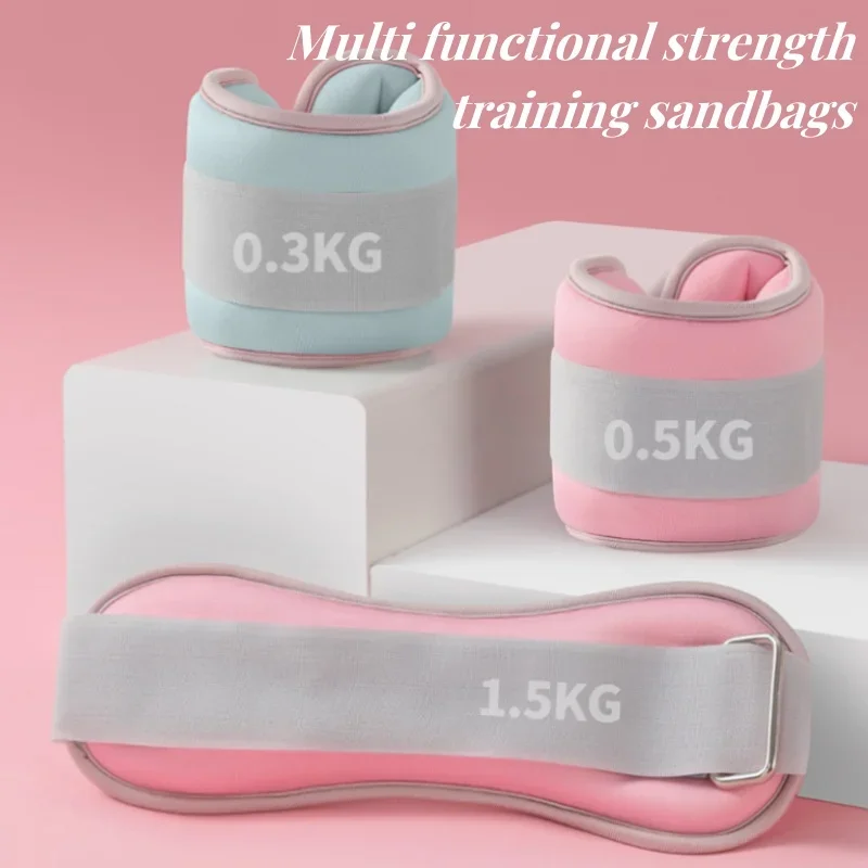 MCG Stepless Adjustable 100-Pod Force Ankle & Wrist Weights Soft and Strong Muscle-Strengthening Exercise Band