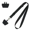 Black long rope + 2 clips (opp bag)
