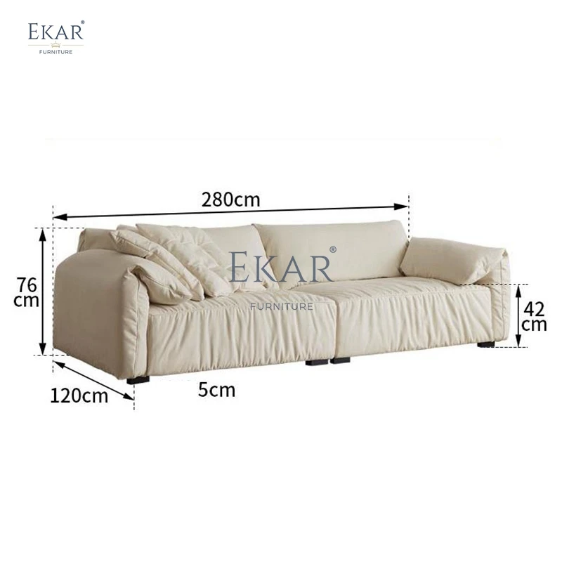 product new design ekar modern furniture high density foam with solid wood legs living room sofa-64