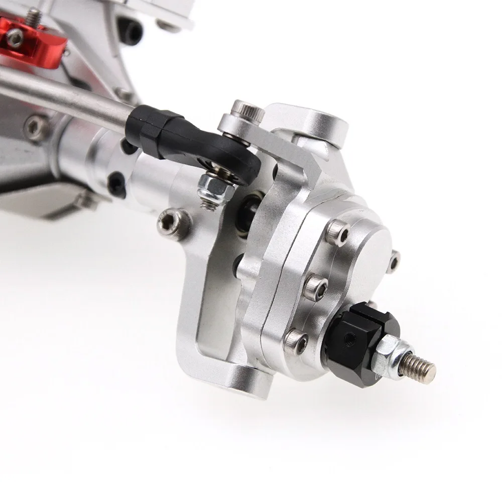 Aluminium Rear Chassis Stabilizer Mount For Axial SCX10 II Crawler – Red Upgrade Part For AX90046, AX90047, AX31386 - View #8