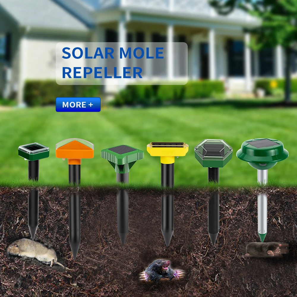 Ultrasonic Pest Repeller Lizard Bat Solar Ultrasonic Pigeon Monkey Animal Repellent Bird Repeller Mole Pest Control