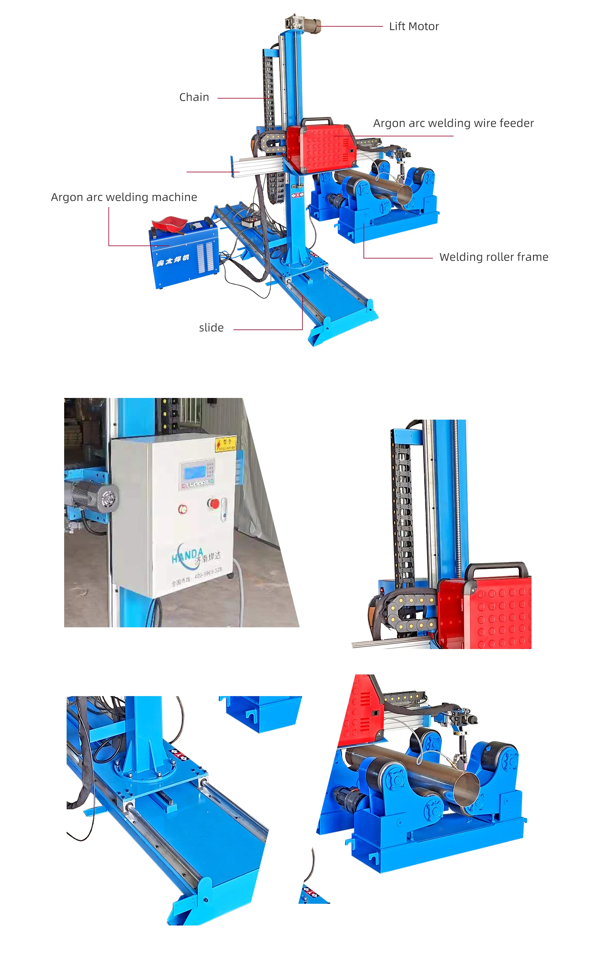 Column And Boom Welding Center Manipulator Robot Arm For Pipeline - Buy ...