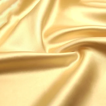 High quality soft shiny polyester spandex imitation silk satin chiffon fabric for dress home textile