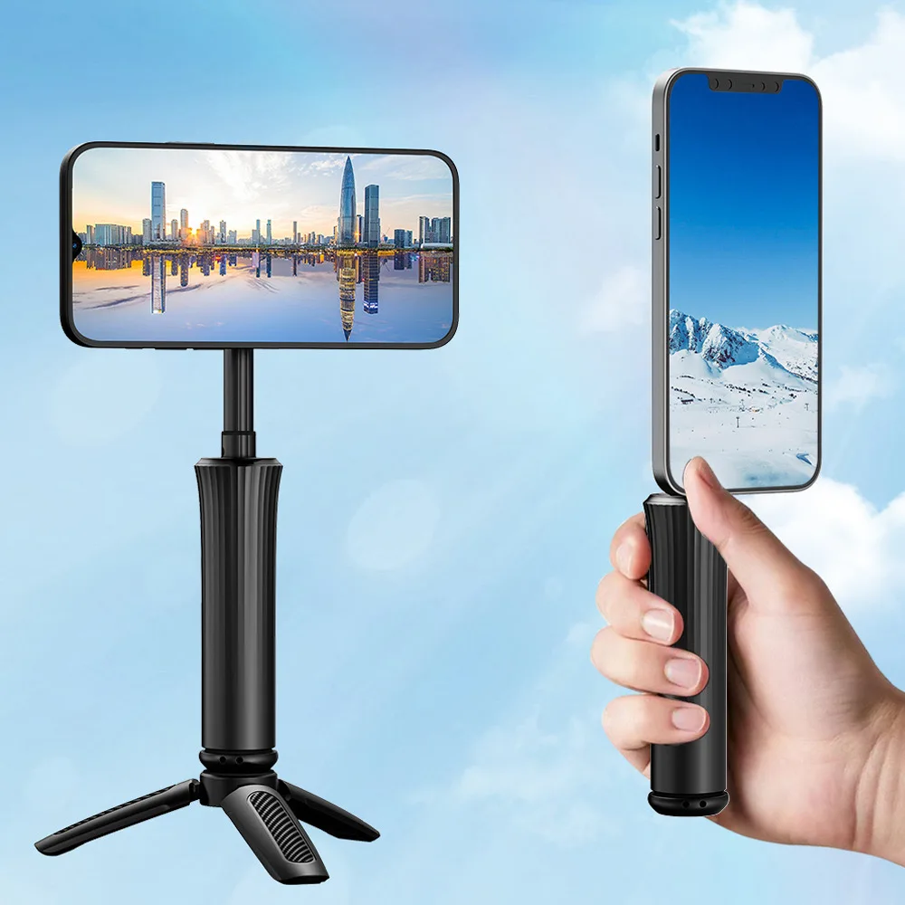 Mobile Stand Creative Desktop Portable Mobile Phone Holder Tripod Desktop  Overhead Shooting Phone Stand Foldable Monopod