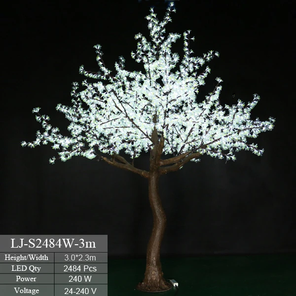 Ornamental Light Up Trees Artificial Indoor Led Cherry Blossom Trees ...