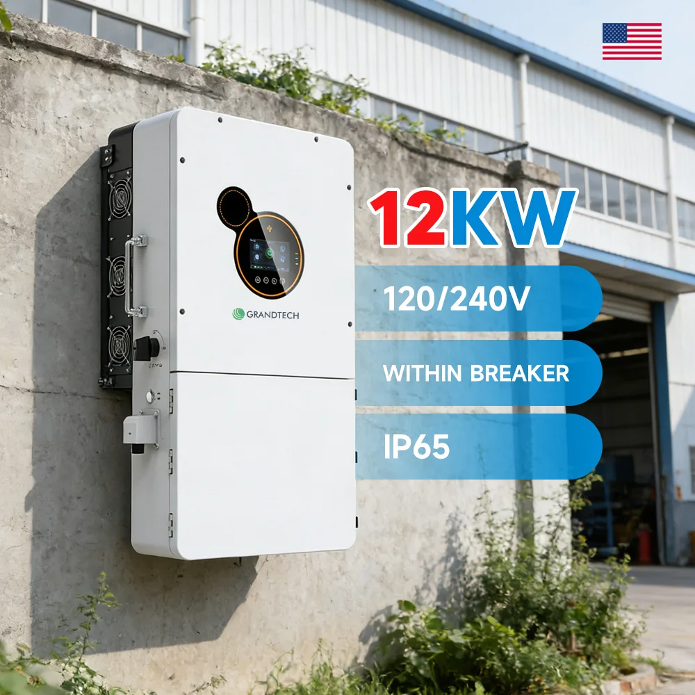 อินเวอร์เตอร์พลังงานแสงอาทิตย์แบบแยกเฟส (Split Phase) ไฮบริดออฟกริด รุ่น SRNE SEI 12K UPRO ขนาด 12 กิโลวัตต์ / 10 กิโลวัตต์ / 8 กิโลวัตต์ / 6 กิโลวัตต์ ซีรีส์ SEI แรงดันไฟฟ้าแบตเตอรี่ 48 โวลต์ แรงดันไฟฟ้าขาออก 120/240 โวลต์ คลื่นไซน์บริสุทธิ์