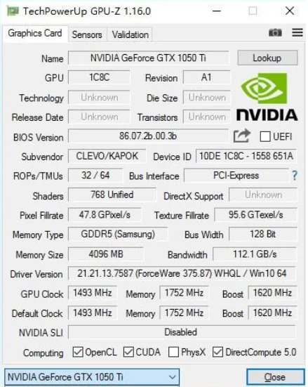 Low Profile 1050 Ti Dimensions Low Profile Nvidia Geforce 1050 Ti