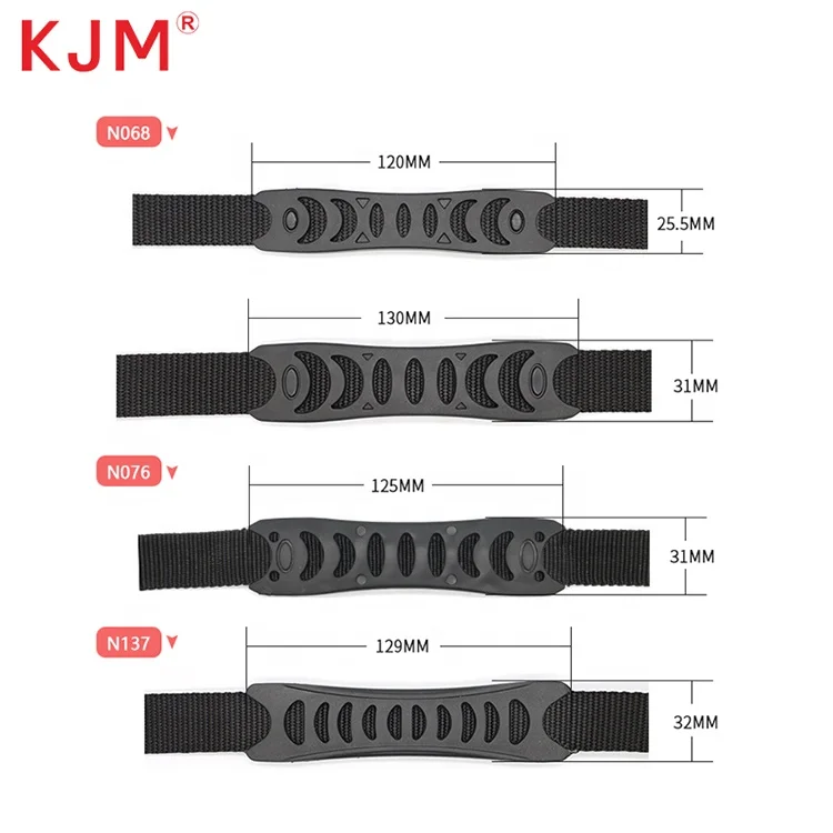 Rubber Handle Grips for Webbing for Backpack Accessories Bag Part Twill Tape