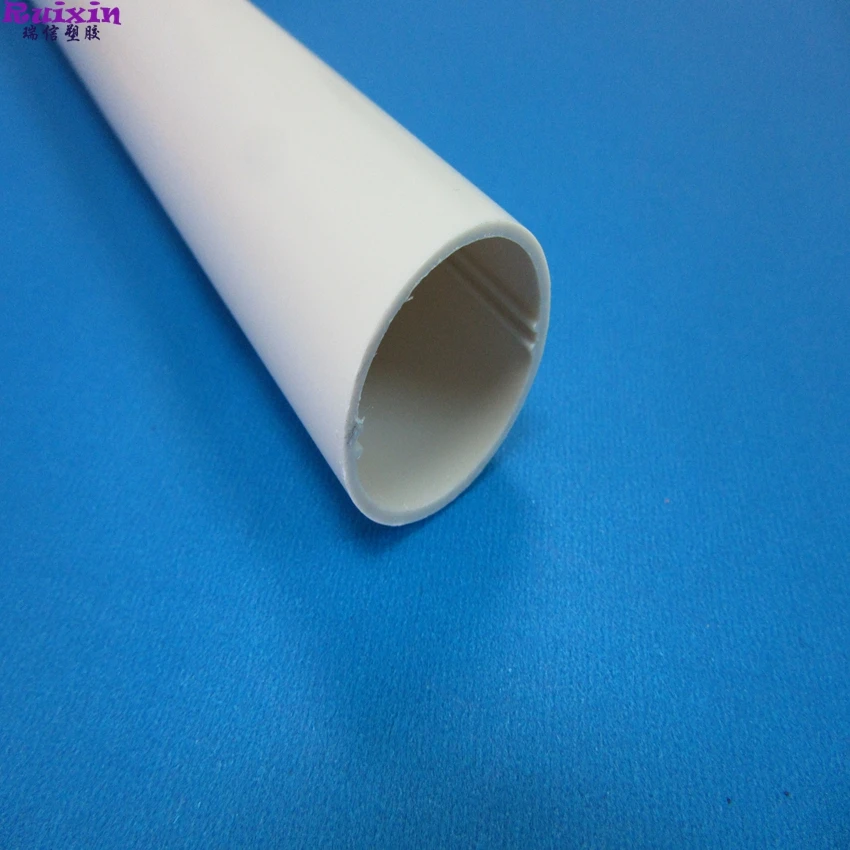 Pvc Pipe Ribs 1 Inch Rigid PVC Pipe 28mm External Diameter with Ribs Inside Cut-to ...